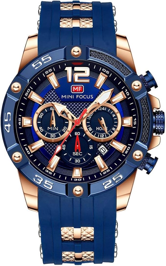 CXJC Multifunctional Waterproof Luminous Calendar Men's Watch, Men's