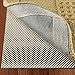 Non Slip Area Rug Pad Size 4 X 6 Extra Strong Grip Thick Padding Beige