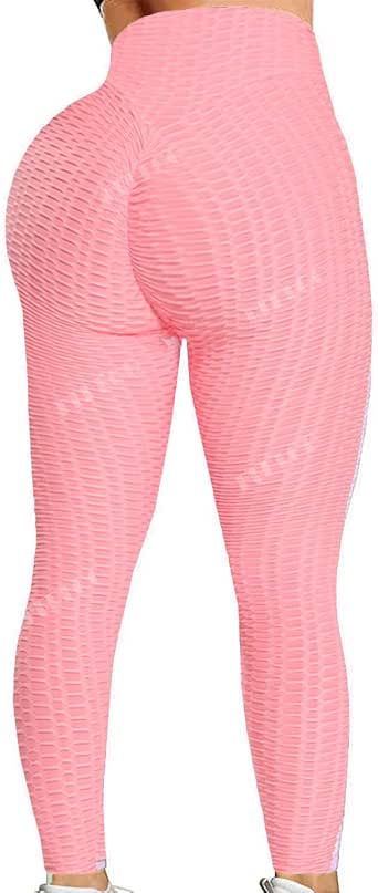 Amazon.com: FITTOO Womens High Waisted Yoga Pants Tummy Control Scrunched Booty Leggings Workout 