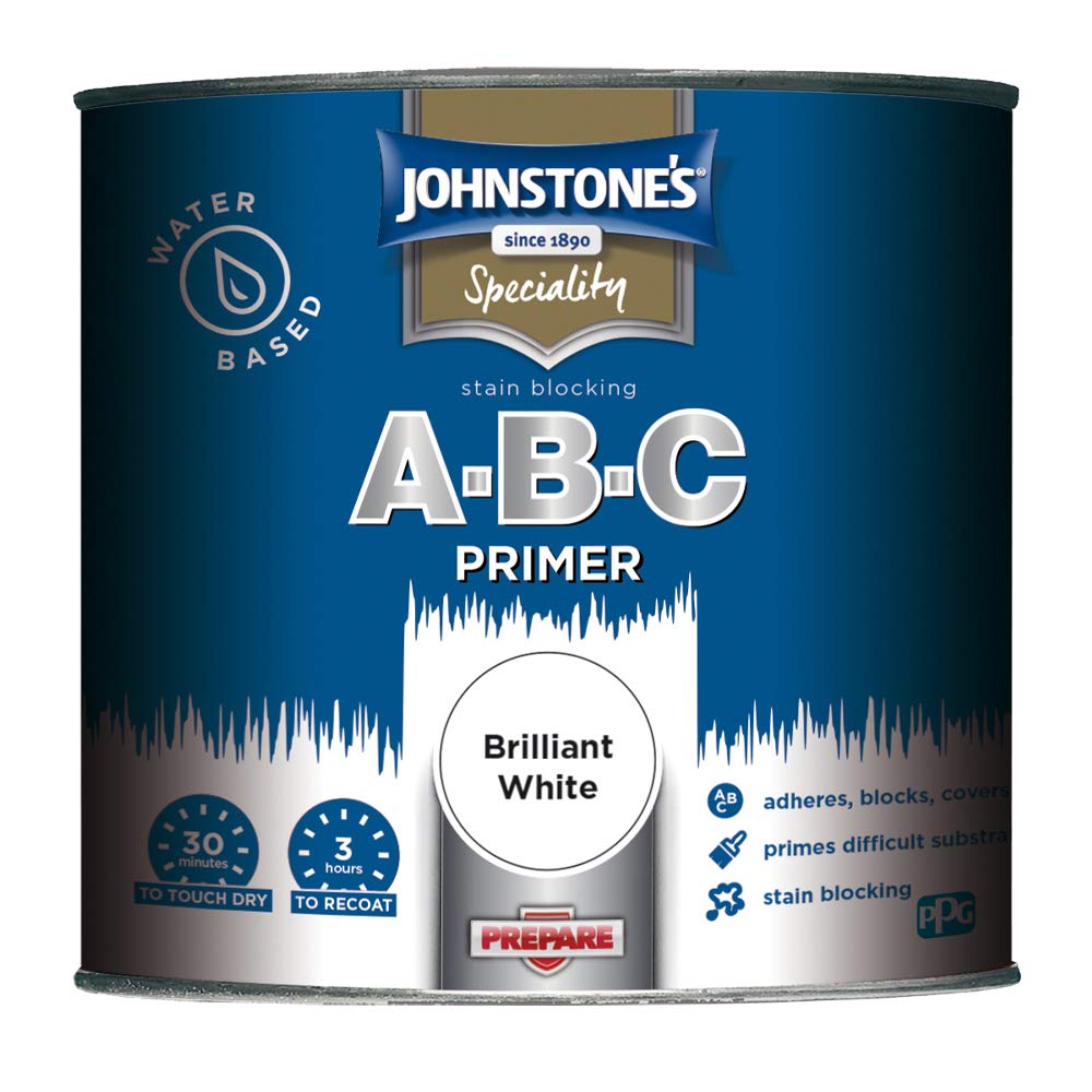 Johnstone's ABC Primer Sealer, Brilliant White, 500ml