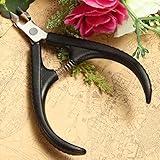 Cuticle Cutter LuckyFine 9mm Pro Salon Nail Art Metal Cuticle Nippers Professional Manicure and Pedicure Tool Beauty Tool Multi Colors( send randomly)