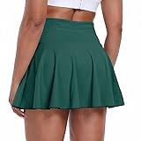 Women's Tennis Skirt with Built-in Shorts High