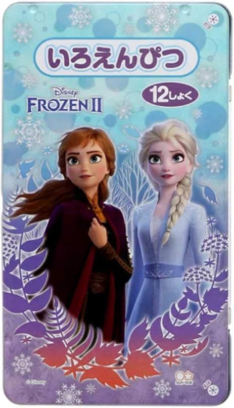 Amazon Co Jp アナと雪の女王 アナ雪 色鉛筆 12色 色えんぴつ ぬりえ 文房具 筆記用具 ホビー