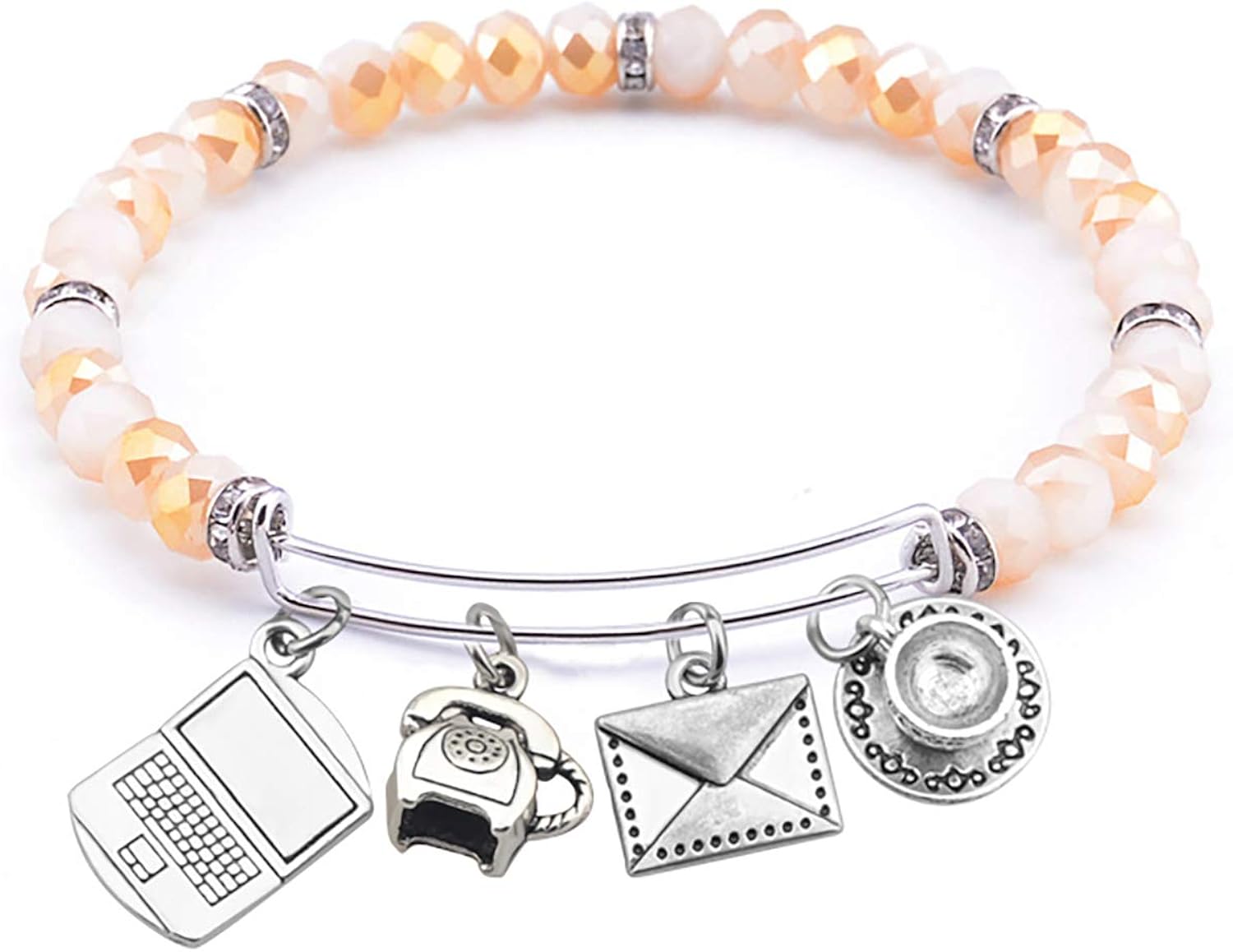 bobauna Secretary Bracelet Administrative Assistant Bracelet Personal Assistant Gift Office Worker Jewelry Employee Appreciation Gift