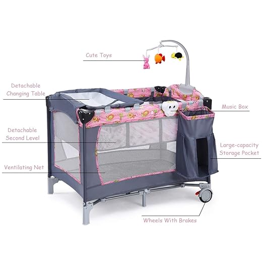 baby trend giraffe pack n play