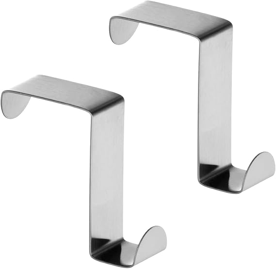 COOLCASE Over Door Hook Stainless Steel (Set of 2) Amazon.co.uk