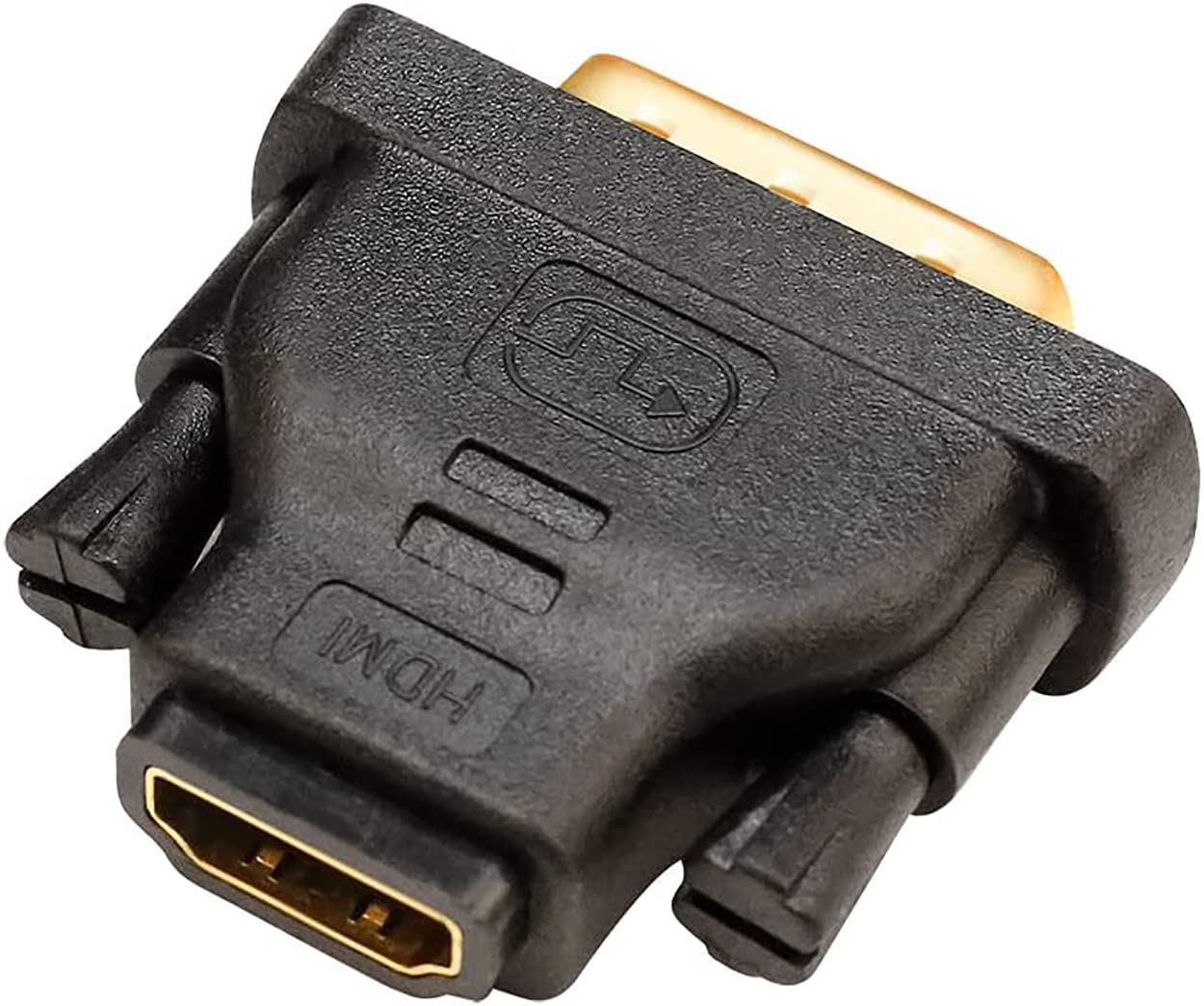 DTECH DVI Male to HDMI Female Adapter Bi-Directional 24+1 Pin DVI-D to 19 Pin HDMI Port Converter