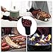 BBQ Grill Gloves, Oven Heat Resistant Gloves Grilling Mitts Set Cooking Gloves with Meat Shredder Claws and Silicone Basting Brush, BBQ Accessories for Baking Barbecue Smoker Kitchen and Outdoor Cook