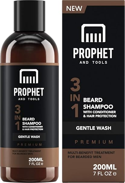 Amazon Com New Premium 3 In 1 Beard Shampoo With Conditioner