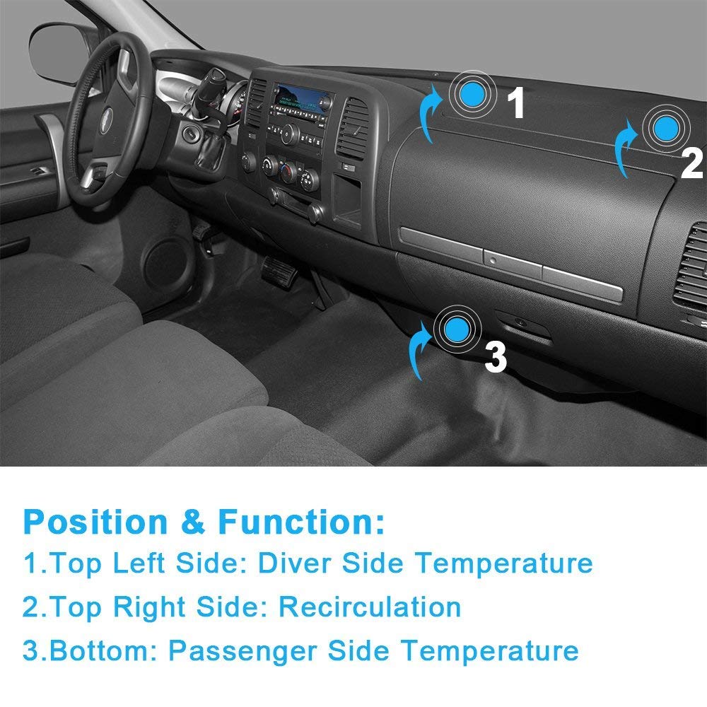 Hvac Blend Air Door Actuator T3983001 15 73989 604 140 20826182 1573989 For 2009 2013 Chevy