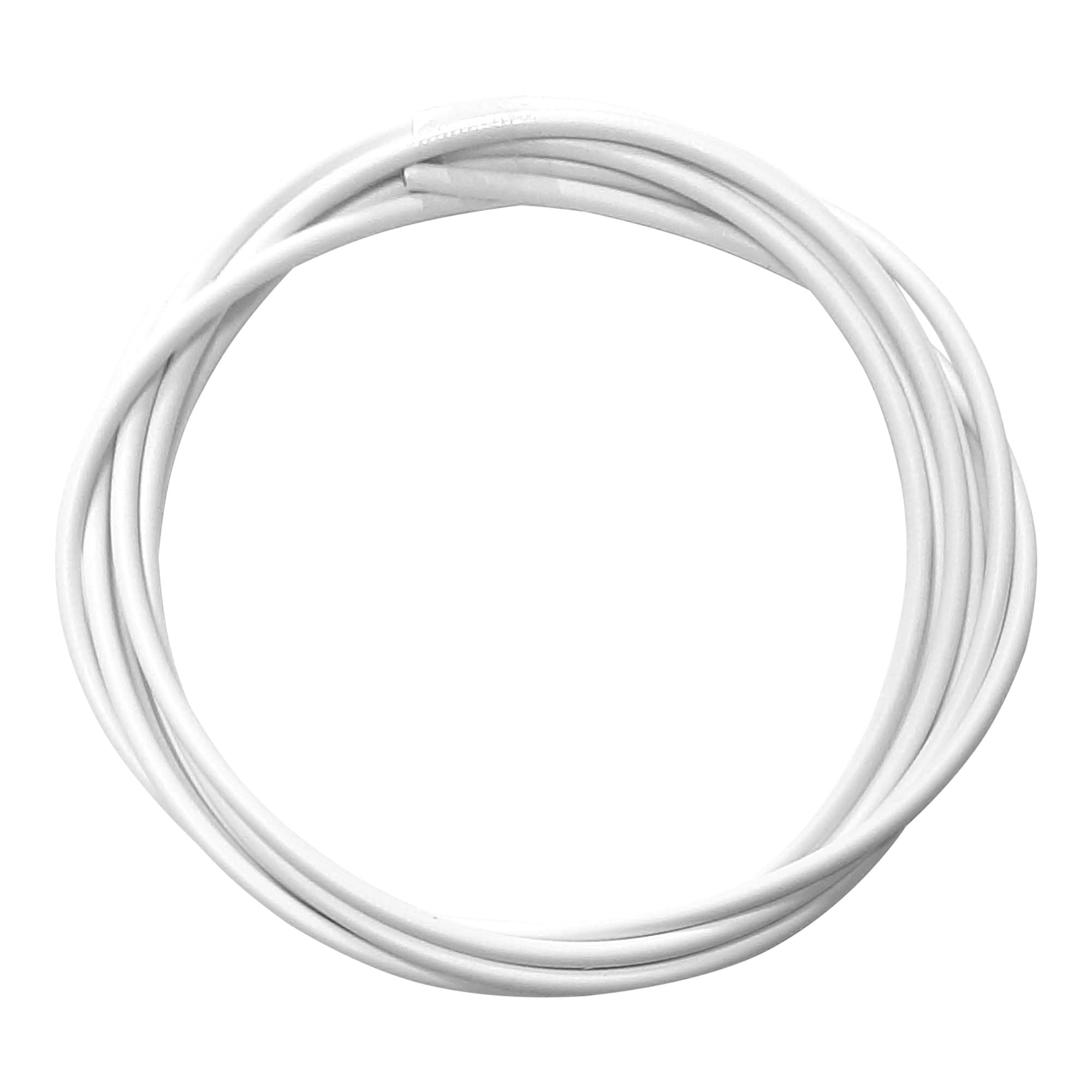 cyclingcolors 3701260856266 Brake Sheath Cable Jacket, White, 5mm