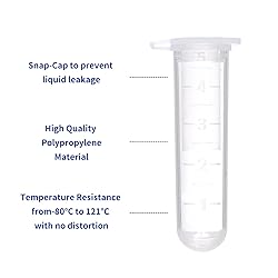 zoomto 5ml Microcentrifuge Tubes 300PCS,Centrifuge