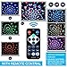 Disco Lights Disco Balls-COIDEA Party Lights Sound Activated Storbe Light With Remote Control DJ Lighting,Led 3W RGB Light Bal, Dance lightshow for Home Parties Kids Birthday Wedding
