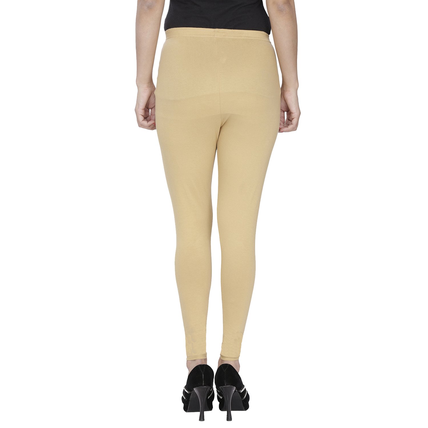 anekaant cotton lycra ankle length leggings