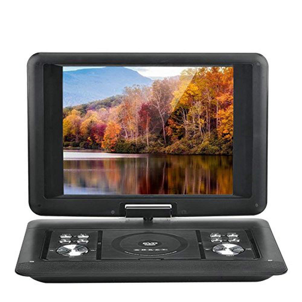 BW Portable DVD Players 14 Inch Portable DVD Player with Copy Function, 270 Degree Rotating Screen, Games, Rechargeable Battery, Supports SD Card and USB, Direct Play in Formats AVI/RMVB/MP3/JPEG
