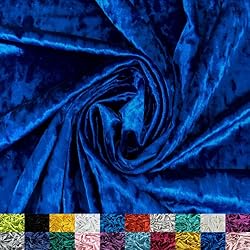 Ice Fabrics Stretch Crushed Velvet Fabric by The