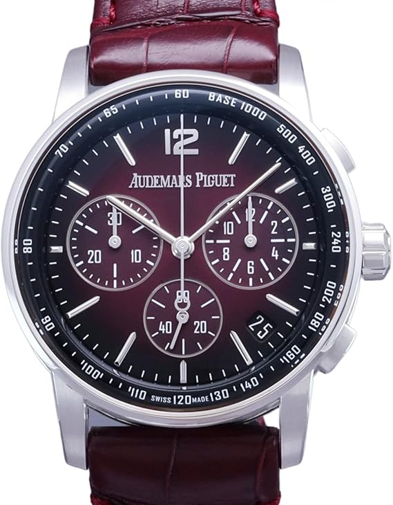 Amazon オーデマ ピゲ Audemars Piguet バイ オーデマ ピゲ クロノグラフ bc Oo A068cr 01 バーガンディ文字盤 新品 メンズ W65 並行輸入品 メンズ腕時計 腕時計 通販