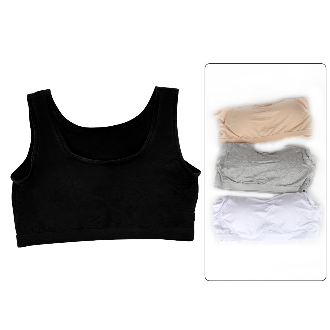 Camisole Bra Padded Wireless Bra, Sports Tank Top Builtin Shelf