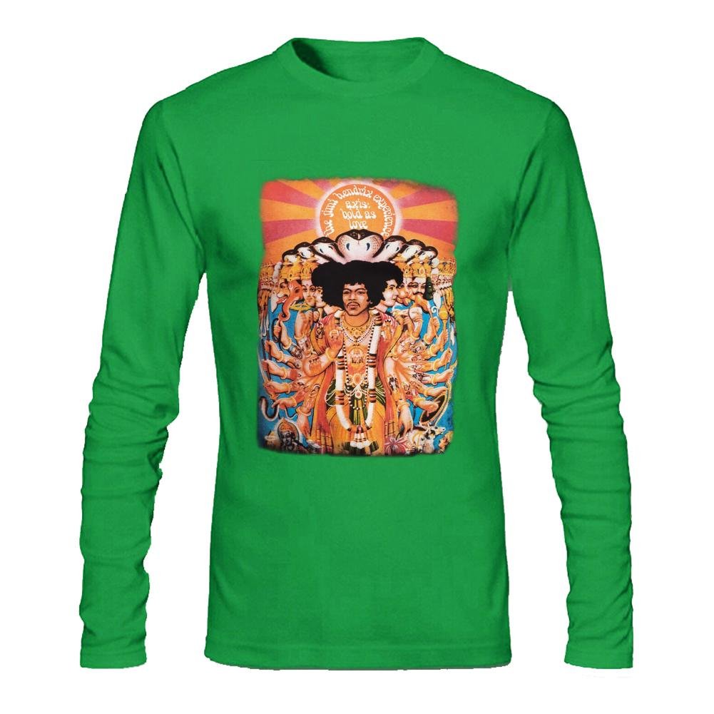 Moxier Personalized Jimi Hendrix Axis Bold As Love Long T Shirts For S