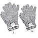 GRESPRI 2 Pairs Cutting Gloves for Men and Women, Cut Resistant Gloves Food Grade Level 5 for Kitchen, Garden, Work, Medium and Large Gloves Kit