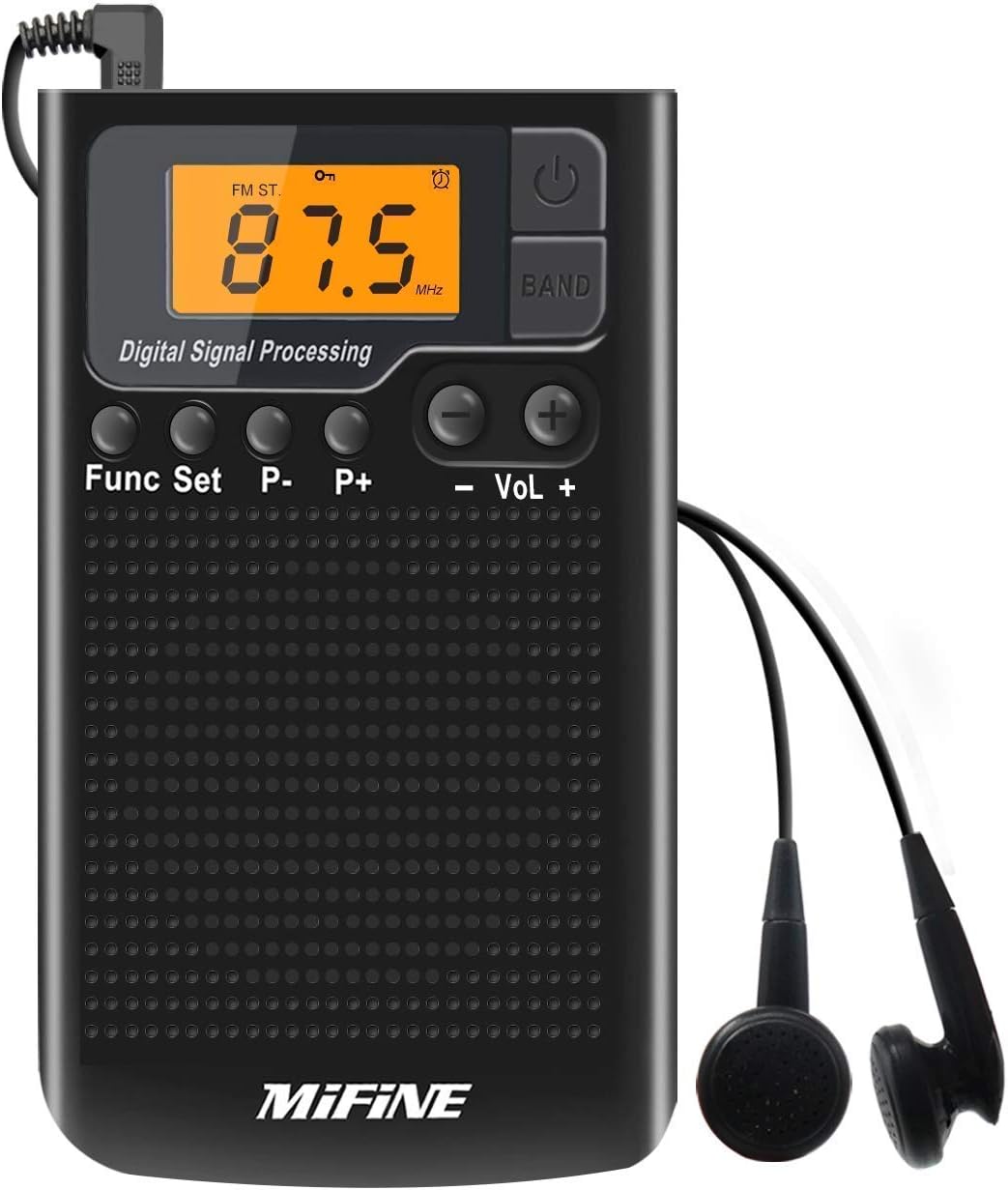 Personal Radio, Mini AM FM Small Radio with Alarm Clock Amazon.co.uk