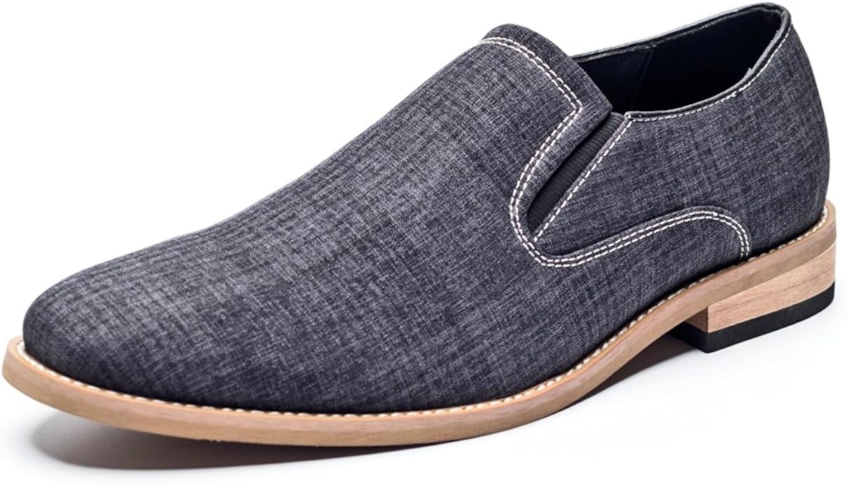 GOLAIMAN Men�s Casual Dress Shoes Modern Canvas Oxford