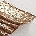 TRLYC 10Pcs 12 by 108-Inch Rose Gold Sequin Tablerunner