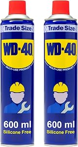 WD-40 Multi Use Lubricant Spray Original Twin Pack 2 x 600ml