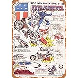 Wall-Color 9 x 12 METAL SIGN - 1977 Evel Knievel Toys - Vintage Look Reproduction