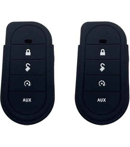 Custodia In Silicone Per Telecomando Viper: 2 Pezzi, Color Arancione E Nero, Compatibile Con Modelli 7756V, 7752V, 5706, Ecc. - Impermeabile E Durevole