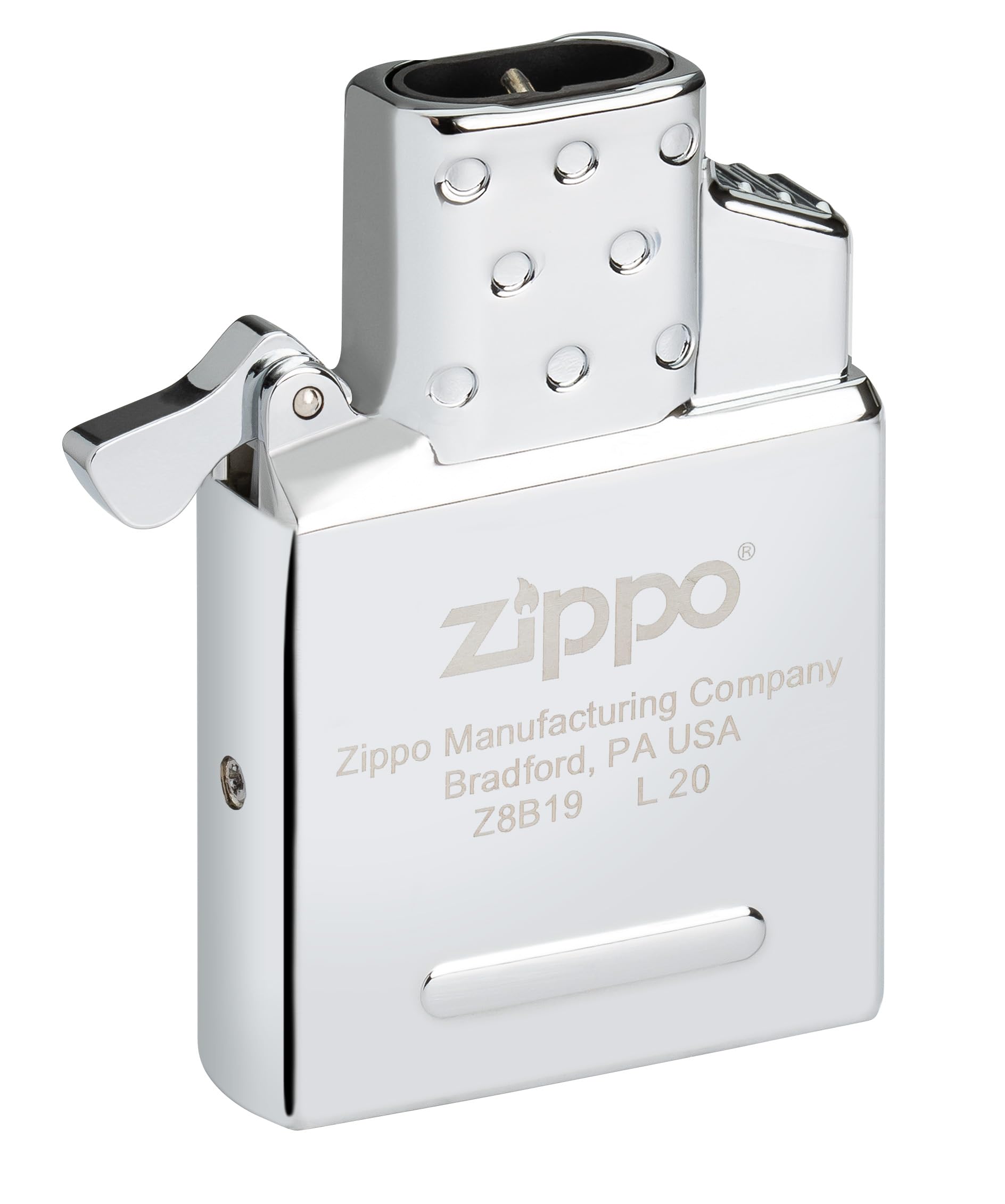 Zippo Gas Insert for Windproof Lighters – Double Flame Insert – Refillable with Butane Gas – Fits all classic Zippo cases