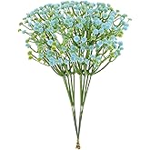 ABAJI Artificial Flower 12PCS Plastic Babys Breath Table Decoration Wedding Deco Indoor Outdoor