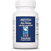 Allergy Research Group ARG Zen Sleep - Supports Relaxation and Natural Sleep Patterns Without Melatonin - L-Theanine GABA and 5-HTP Formula - Vegetarian & Hypoallergenic - 30 Servings - 60 Capsules