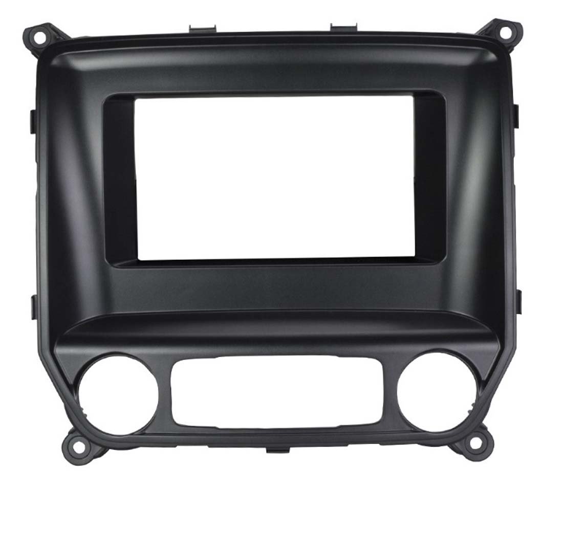 Scosche GM5211B Single/Double DIN Radio Installation Kit for Select 2014-Up Chevrolet/GMC Vehicles (Black)