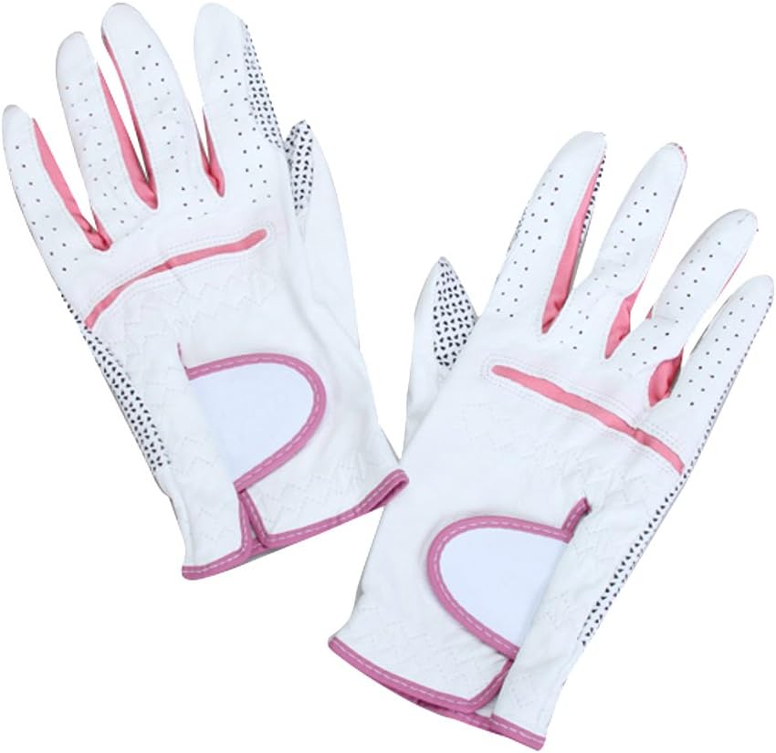 1 Pair Nonslip Women's Golf Gloves Synthetic Leather Amazon.co.uk