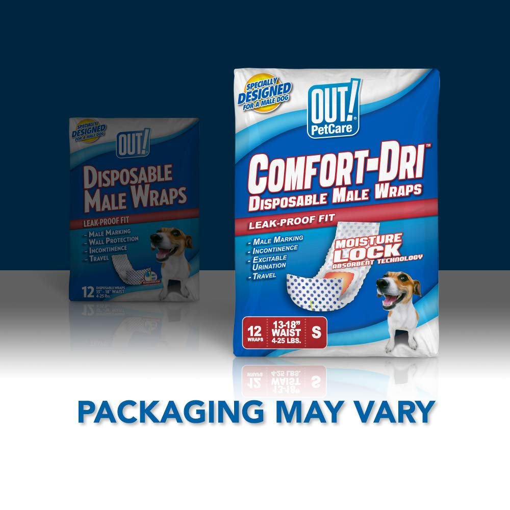 Pet Care Disposable Male Dog Diapers Absorbent Wraps with Leak Proof