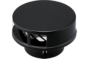 Round Soffit Vents For House Ventilation, 304 Stainless Steel Vent Cover With Built-in Screen Mesh, 3~8 Inch Wall Or Ceiling 