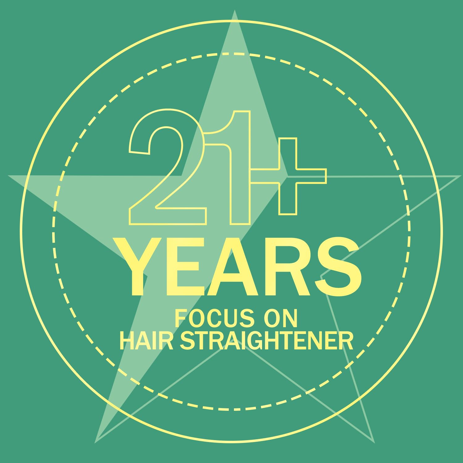 K&K Hair Straightener, 2.24 Inch Wide Ceramic-Titanium Plates, 5 Temperature Settings 120-232°C, Professional Flat Iron (Green) UK Plug