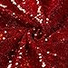 Glitz Sequin & Mesh Red, Fabric by the Yard