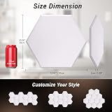 Tonor 36 Pack Hexagon Acoustic Panels 12 x 10 x 0.4 High Density White view 6