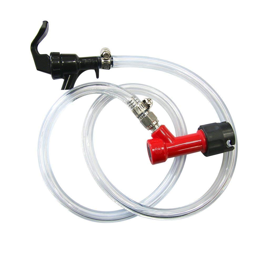 PERA 3/16 pin lock beer line assembly, picnic tap with 3ft beer line for home brewing