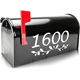 ASSURED SIGNS Mailbox Numbers For Outside, 3" Tall, 5 Sets, Reflective | Efficient Deliveries, Aids Emergency Responsiveness,