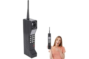 YIHAOSSING 90s Phone Prop,Vintage Phone Decor,Old School Cell Phone for 80s 90s Party Decorations, for Home Living Room Decor Desktop Decoration(Black)