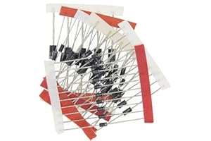 KSOPUERT 100PCS DIP Schottky Diode Kit 8 Values 1N4148/1N5399/1N5408/1N4007/1N5822/1N5819/FR107/FR207