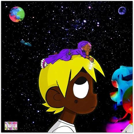 Amazon Com Suuyar Lil Uzi Vert Eternal Atake Luv Vs The World 2 Rap Album Painting Art Poster Print Canvas Home Decor Picture Wall Print 20x20 Inch No Frame Posters Prints