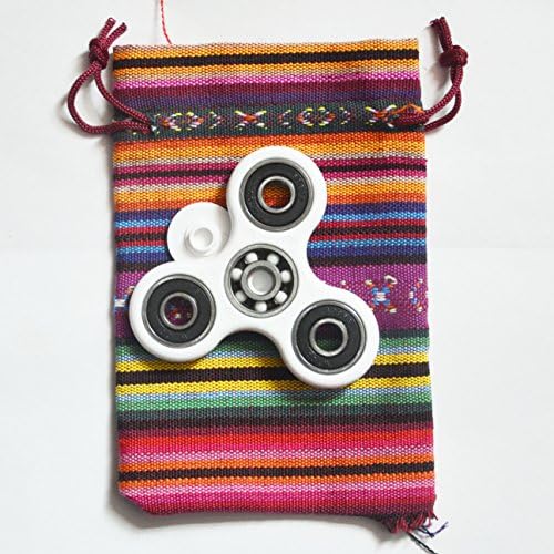 JUNJUN Spinner Fidget Toy (V2 UPGRADED) EDC ADHD Focus High Speed Si3N4 Hybrid Ceramic Bearing 1-3 Min Spins Ultra Durable Non-3D