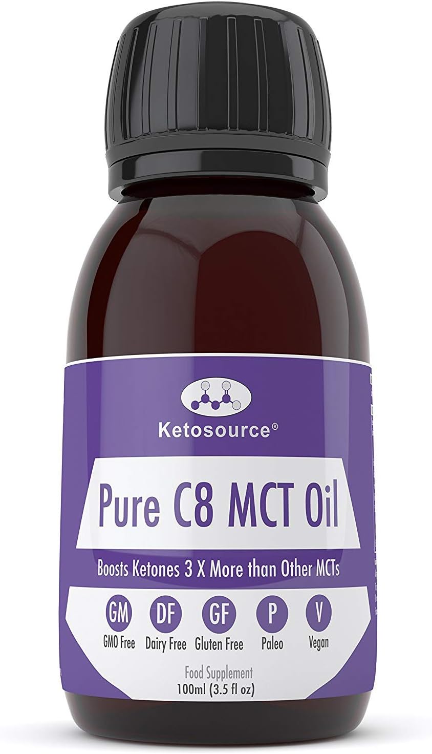 Premium Pure C8 MCT Oil Boosts Ketones 3X More Than Other MCTs