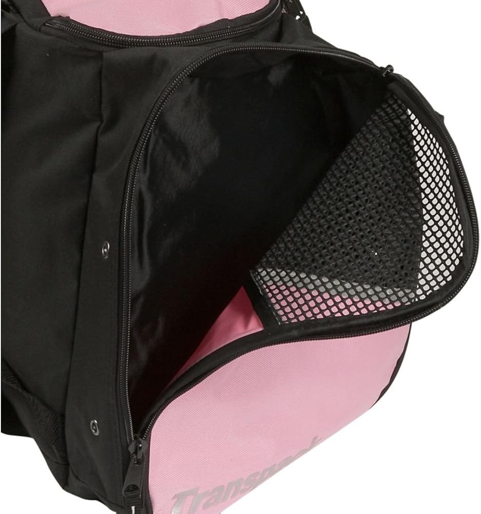 Transpack Solid Color Ice Skate Backpack - Black One Size : Ice Skating Bags : Sports & Outdoors