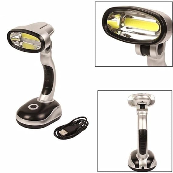 Velkro LED Adjustable USB Table Lamp Desk Lamp Camping Light 350 Lumens COB LED