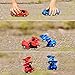 Toys Car 2 Packs, Kids Toys Robot Transformers One Step(Blue and Red))